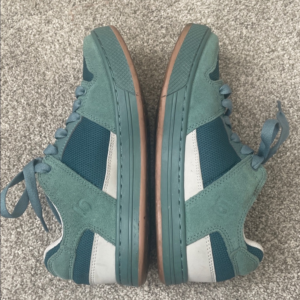 adidas women’s Five Ten Freerider Sneakers Sz 7 suede / fabric upper wild teal - Picture 6 of 9